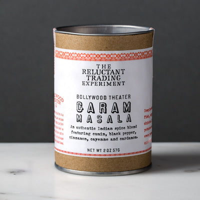 Bollywood Theater Authentic Indian Masala Spice Set includes one Garam Masala 2 oz tube