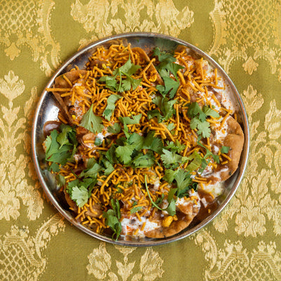 Bollywood Theater prepares its Papri Chaat with Garam Masala