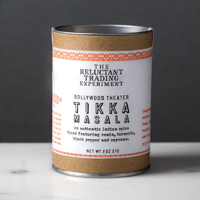 Bollywood Theater Authentic Indian Masala Spice Set includes one Tikka Masala 2 oz tube