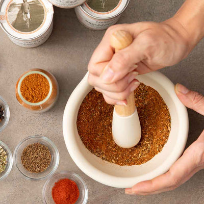 Mortar Pestle Dry Spice Rub Milton Wade