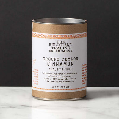 Ceylon Cinnamon, Ground, Fresh from a historic plantation in India, 2oz Tube