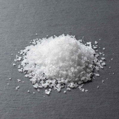 Icelandic Flaky White Coarse Sea Salt in a 4oz Tube