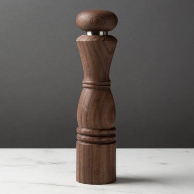 Marseille Pepper or Salt Dark Walnut Mill, 11.5”h