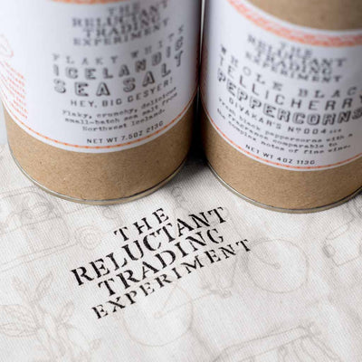 Icelandic Sea Salt and Tellicherry Peppercorn Gift Bag Set Medium