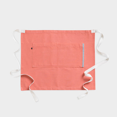 Bistro Server Apron Coral Pink, Waitress, Waist Apron, Restaurant Quality