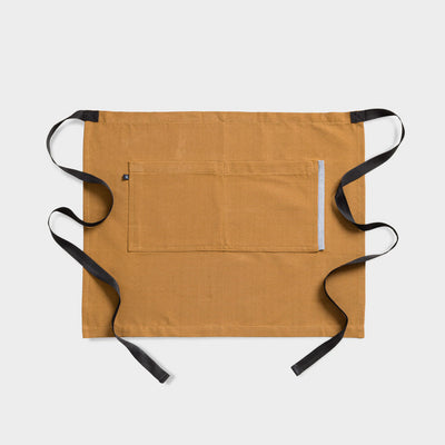Bistro Half Apron Ochre Work, Canvas Server, Reluctant Threads, Restaurant