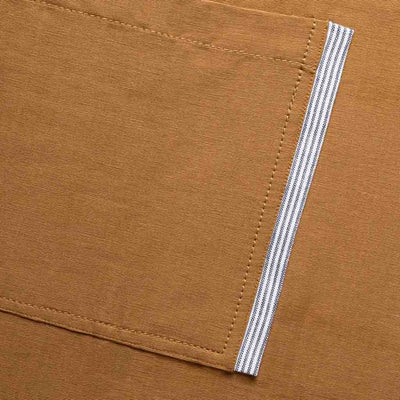 Ochre Work Apron, Pocket Detail, Canvas Server, Reluctant Threads, Pocket Detail, Best Reviews