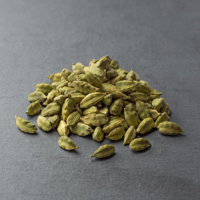 Whole Green Cardamom Pods, fresh, fragrant and sweet from India