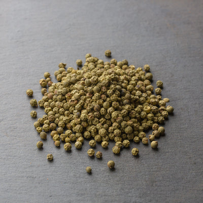 Whole Green Peppercorns balance citrus and heat fresh from India