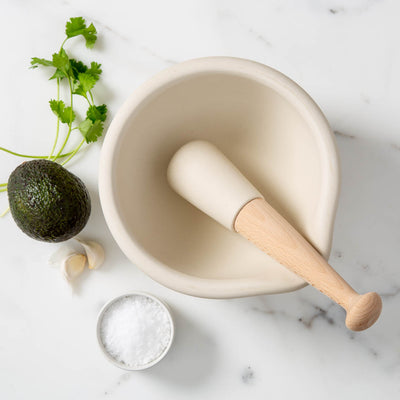 Milton Brook Ceramic Mortar and Pestle 8" diameter