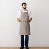 Chef's Apron, Beige - Tan with Straps, Men or Women, Restaurant or home-Reluctant Trading