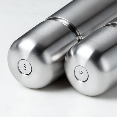 Jesper Stainless Steel Salt or Pepper Mill, 4.4”h-CrushGrind-The Reluctant Trading Experiment