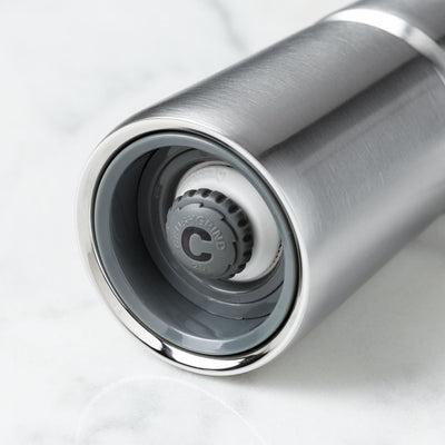 Jesper Stainless Steel Salt or Pepper Mill, 4.4”h-CrushGrind-The Reluctant Trading Experiment