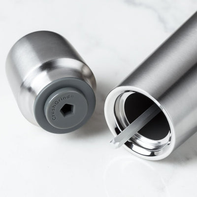 Jesper Stainless Steel Salt or Pepper Mill, 6.6h”-CrushGrind-The Reluctant Trading Experiment