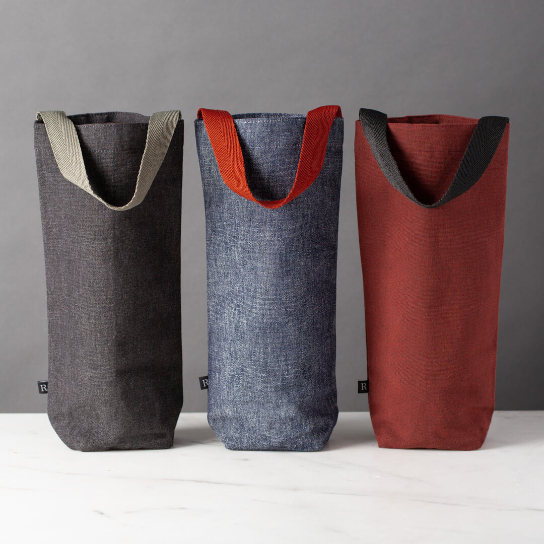 Gift Bags Wine Totes Wholesale Fabric Wine Gift Bags, Set Of