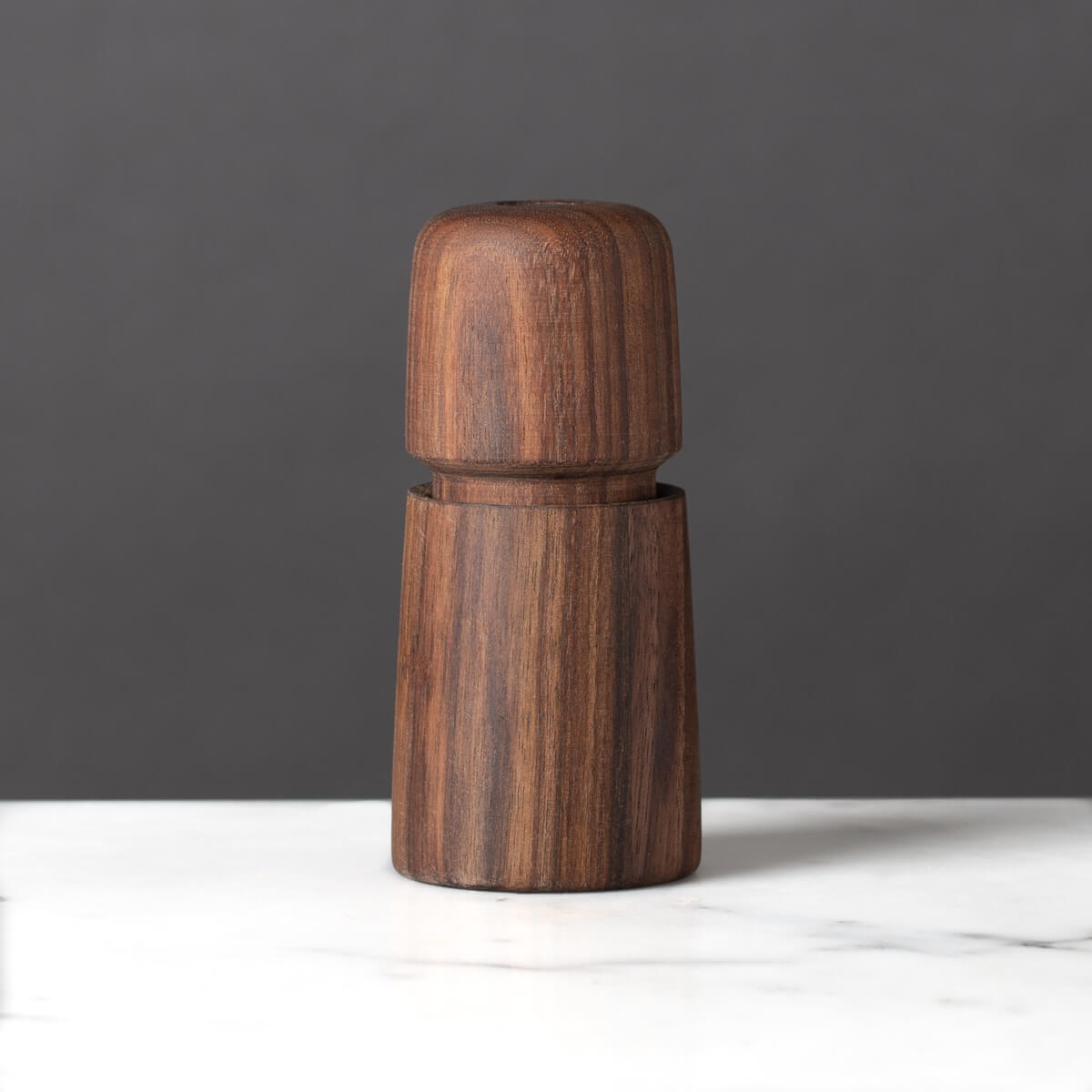 Jesper Mini Pepper or Salt Dark Walnut Mill, 4.4"h