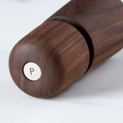 Jesper Mini Pepper or Salt Dark Walnut Mill, 4.4"h