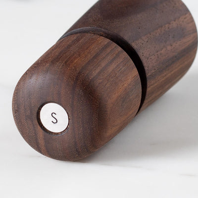 Jesper Mini Pepper or Salt Dark Walnut Mill, 4.4"h