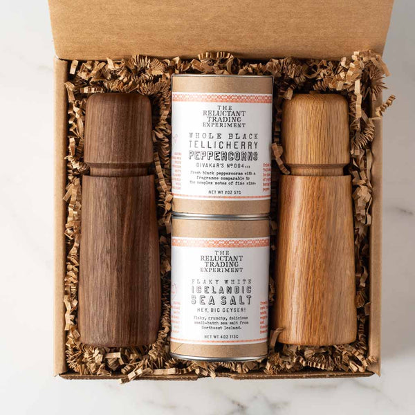 Large Icelandic Salt and Tellicherry Peppercorn Gift Set - The Reluctant  Trading Experiment