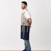 Cross-Back Chef Apron Men Women Navy Blue, Tan, Modern, Cool, Comfortable, Restaurant Quality Best Reviews Industry Pricing