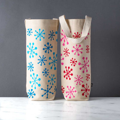 Seasonal Wine Gift Bags, Canvas, Graphic Prints, Hostess Gift - The  Reluctant Trading Experiment