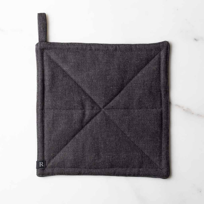 Modern Pot Holder, Quilted, Simple, Stylish, Cotton Canvas, Reluctant Trading Kitchen Collection