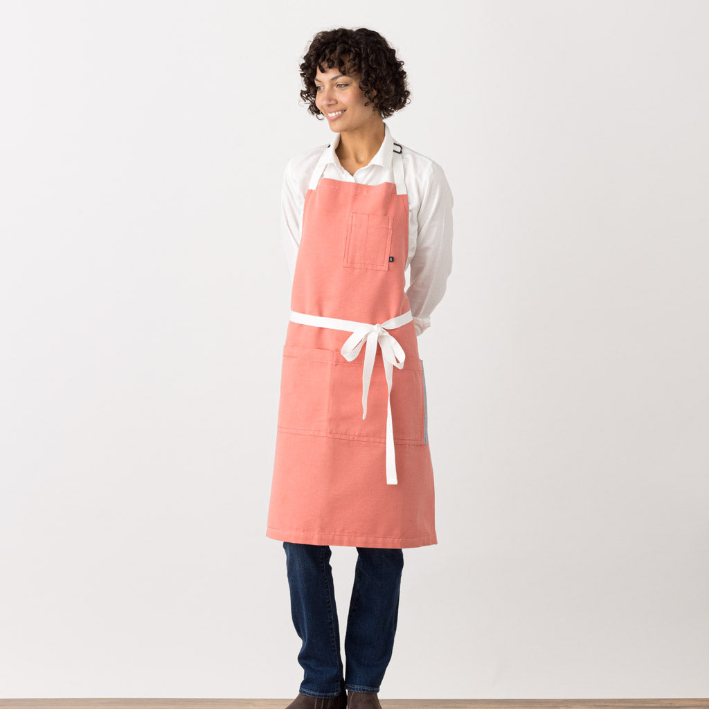 Female Chef in Apron set in pink colors