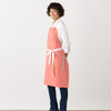 Cross Back Chef Apron Coral Pink Comfortable Baker Restaurant Quality Canvas