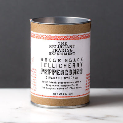 Whole Black Tellicherry Peppercorns Special Extra Bold 2 oz Tube