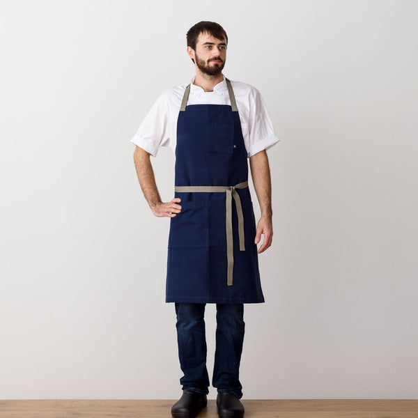 Chef Apron, Navy, Men, Women, Classic Bib, Best Reviews - The