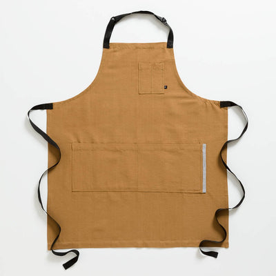 Chef's Apron, Ochre with Black Straps, Men or Women, Carhartt color, workwear-Reluctant Trading