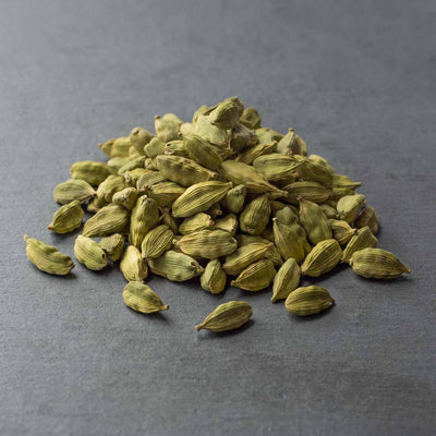 Green Cardamom Pods, aromatic, sweet, menthol
