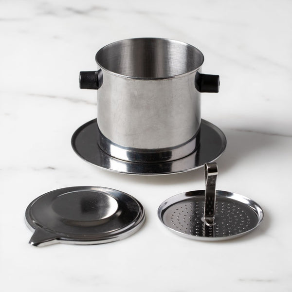 Vietnamese Coffee Phin Filter, Medium 8oz, Stainless Steel - The Reluctant  Trading Experiment